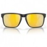 Men's OO9417 Holbrook XL Square Sunglasses, Matte Black/Prizm 24K Polarized, 59 mm