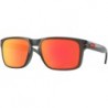 Holbrook Asian Fit OO9244 Low Bridge Sunglasses for Men+ BUNDLE Leash+ Designer iWear Care Kit