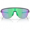 Men's OO9248 Corridor Rectangular Sunglasses, Matte Black Ink/Prizm Golf, 42 mm