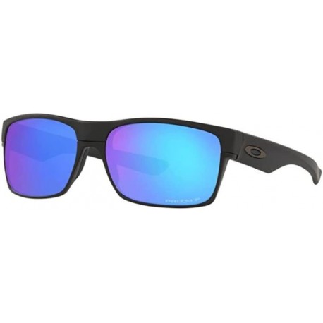 Twoface Sunglasses Matte Black with Prizm Sapphire Polarized Lens