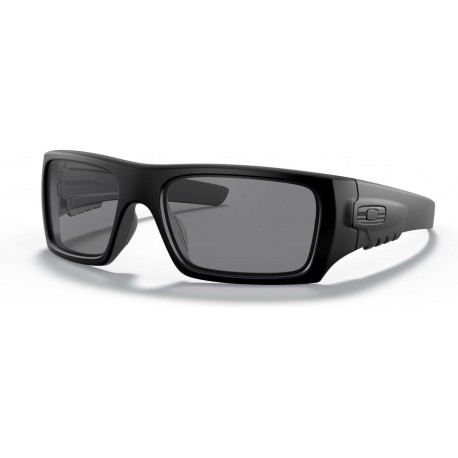 SI Det Cord Sunglasses Matte Black USA Tonal Flag with Grey Lens ANSI Z87.1 Stamped