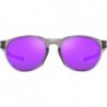 Men's OO9126F Reedmace Low Bridge Fit Round Sunglasses, Grey Ink/Prizm Violet, 54 mm
