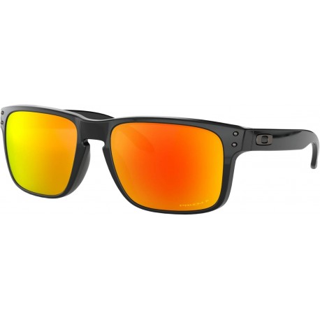 Holbrook Sunglasses Polished Black with Prizm Ruby Polarized Lens 57mm OO9102-F155