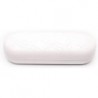 Small White Eyeglass Case + Bundle with eSHADES Luxury Eyewear Kit