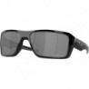 Double Edge Sunglasses Polished Black with Prizm Black Polarized Lens 66mm