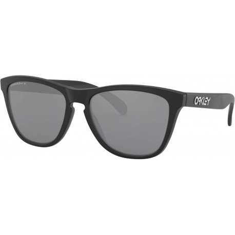 Frogskins Sunglasses Matte Black with Prizm Black Polarized Lens + Sticker