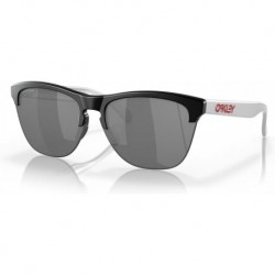 Frogskins Lite Sunglasses Matte Black Silver with Prizm Black Lens 63mm