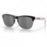 Frogskins Lite Sunglasses Matte Black Silver with Prizm Black Lens 63mm