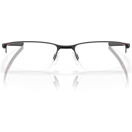 Men's OX3218 Socket 5.5 Rectangular Prescription Eyewear Frames, Satin Black/Demo Lens, 54 mm