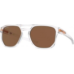 Latch Beta Sunglasses Matte Clear with Prizm Bronze Lens 54mm Introspect Collection