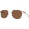 Latch Beta Sunglasses Matte Clear with Prizm Bronze Lens 54mm Introspect Collection