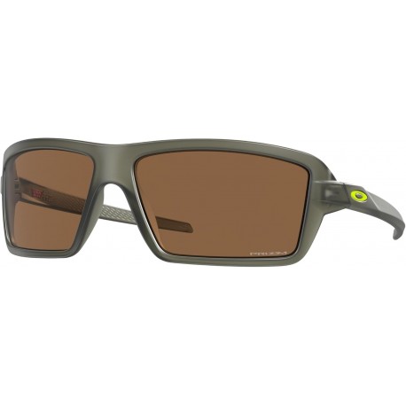 Coalesce Collection Cables Sunglasses Matte Olive Ink with Prizm Bronze Lens 63mm
