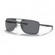 Gauge 8 Large Sunglasses Matte Black with Grey Lens 62mm