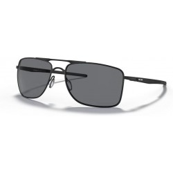 Gauge 8 Large Sunglasses Matte Black with Grey Lens 62mm