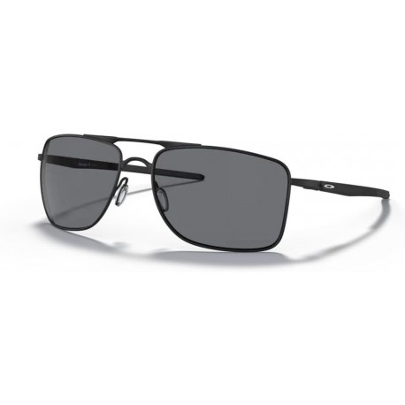 Gauge 8 Large Sunglasses Matte Black with Grey Lens 62mm