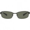 RB3364 Metal Polarized Rectangular Sunglasses
