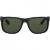 Rb4165f Justin Low Bridge Fit Rectangular Sunglasses