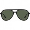 Women's Rb4376f Low Bridge Fit Aviator Sunglasses