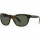 Woman Sunglasses Black Frame, Dark Green Lenses, 56MM