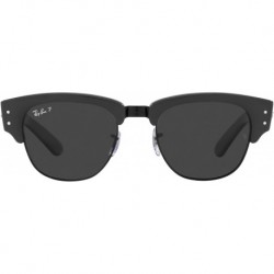 Unisex Sunglasses Grey On Black Frame, Black Lenses, 53MM