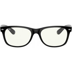 Rb2132f New Wayfarer Low Bridge Fit Square Sunglasses