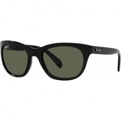 0RB4216601/7156 0Rb4216 Black Dark Green Lens