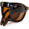 RB4105 Folding Wayfarer Sunglasses For Men For Women + VISIOVA Accessories Bundle Kit