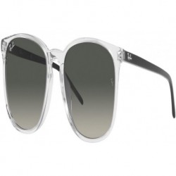 Rb4387f Low Bridge Fit Square Sunglasses