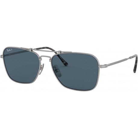 Rb8136m Caravan Titanium Square Sunglasses