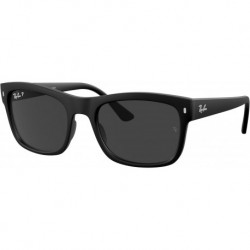 Ray-Ban RB4428F Square Sunglasses for Men for Women + BUNDLE With Designer iWear Complimentary Eyewe