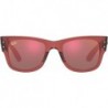 Ray-Ban RB0840sf Mega Wayfarer Low Bridge Fit Square Sunglasses