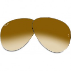 Ray-Ban Original AVIATOR LARGE METAL RB3025 Replacement Lenses + BUNDLE with Designer iWear Care Kit