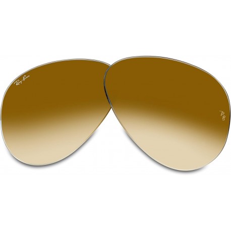 Ray-Ban Original AVIATOR LARGE METAL RB3025 Replacement Lenses + BUNDLE with Designer iWear Care Kit