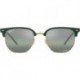 Rb4416f New Clubmaster Low Bridge Fit Square Sunglasses