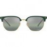 Rb4416f New Clubmaster Low Bridge Fit Square Sunglasses