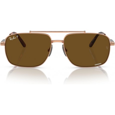 Rb8096 Michael Titanium Rectangular Sunglasses