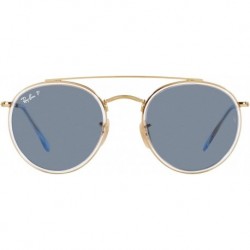 Women's Rb3647n Double Bridge Round Sunglasses
