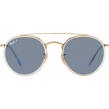 Women's Rb3647n Double Bridge Round Sunglasses