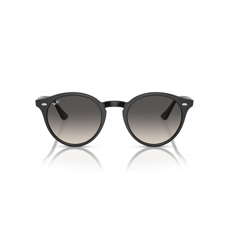 RB2180 Round Sunglasses, Black/Grey Gradient, 49 mm