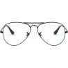 Rx6489 Aviator Prescription Eyeglass Frames