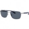 RB3701 Rectangle Sunglasses for Men + BUNDLE With Designer iWear Eyewear Kit