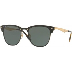 RB3576N BLAZE CLUBMASTER Sunglasses For Men For Women + BUNDLE with Designer iWear Eyewear Care Kit