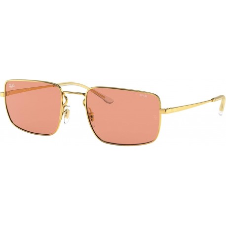 Rb3669f Evolve Photochromic Low Bridge Fit Rectangular Sunglasses
