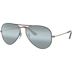 RB3025 Metal Aviator Sunglasses For Men For Women + BUNDLE with Designer iWear Eyewear Care Kit
