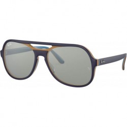Rb4357 Powderhorn Evolve Photochromic Aviator Sunglasses