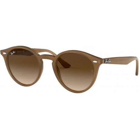 RB2180 Round Sunglasses, Turtledove/Brown Gradient, 49 mm