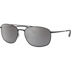 Man Sunglasses Gunmetal Frame, Green Lenses, 60MM