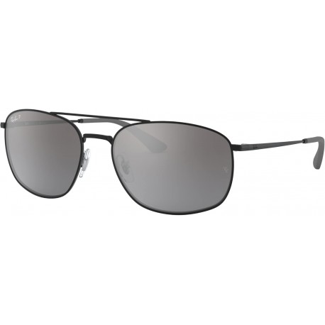 Man Sunglasses Gunmetal Frame, Green Lenses, 60MM