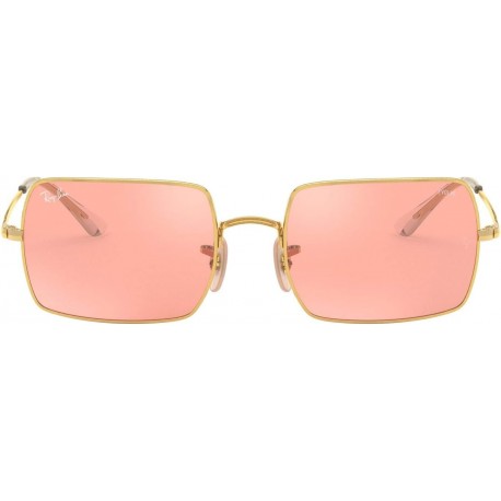 Unisex Sunglasses Gold Frame, Light Brown Gradient Lenses, 54MM