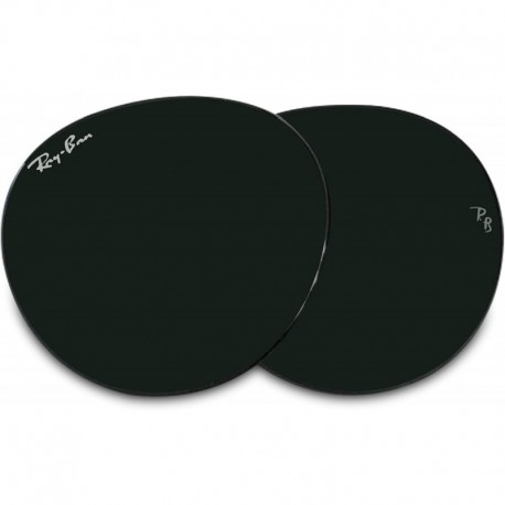 Original ROUND METAL RB3447 Replacement Lenses + BUNDLE with Designer iWear Care Kit
